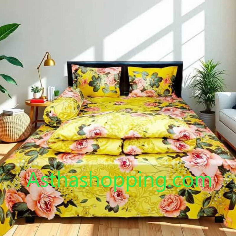 Premium 5-Piece Twill Cotton Comforter Set - শুধু কমফোর্টার